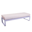 Fermob Bellevie Banquette 2 places Perle Guimauve D1 