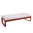 Fermob Bellevie Banquette 2 places Perle Ocre rouge 20 