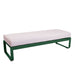 Fermob Bellevie Banquette 2 places Perle Vert cèdre 02 
