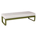 Fermob Bellevie Banquette 2 places Pesto D3 Blanc grisé 81 