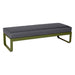 Fermob Bellevie Banquette 2 places Pesto D3 Gris graphite A3 