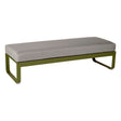Fermob Bellevie Banquette 2 places Pesto D3 Taupe grisé B8 