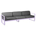 Fermob Bellevie Canapé 3 places Guimauve D1 Gris graphite A3 
