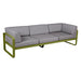 Fermob Bellevie Canapé club 3 places Pesto D3 Gris flanelle 79 