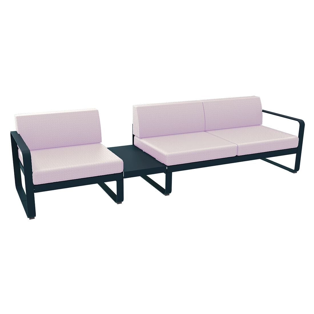 Fermob Bellevie Composition 1A Bleu acapulco 21 Perle D4 