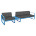 Fermob Bellevie Composition 1A Bleu maya E1 Gris flanelle 79 