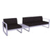 Fermob Bellevie Composition 1A Guimauve D1 Gris graphite A3 