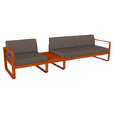 Fermob Bellevie Composition 1A Orange confite E2 Taupe grisé B8 