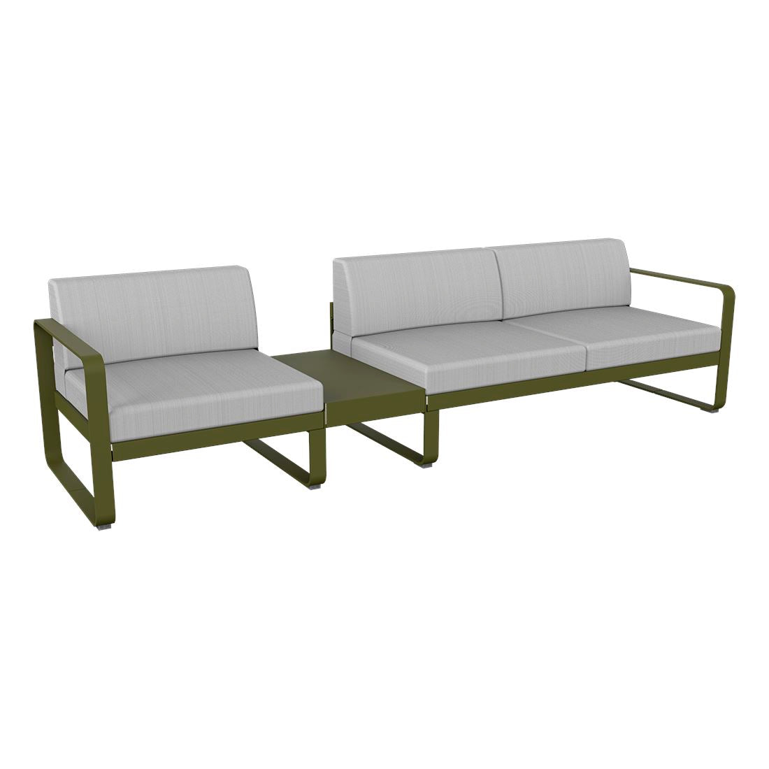 Fermob Bellevie Composition 1A Pesto D3 Blanc grisé 81 