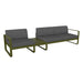 Fermob Bellevie Composition 1A Pesto D3 Gris flanelle 79 