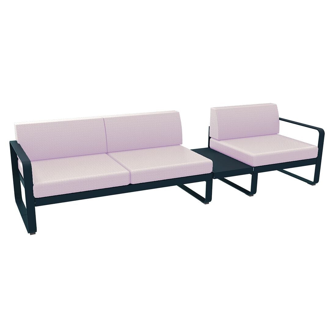 Fermob Bellevie Composition 1B Bleu acapulco 21 Perle D4 