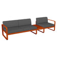 Fermob Bellevie Composition 1B Orange confite E2 Gris flanelle 79 