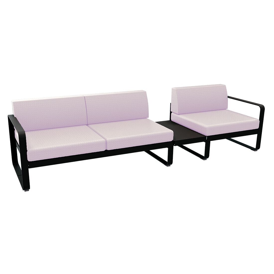 Fermob Bellevie Composition 1B Réglisse 42 Perle D4 