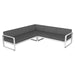 Fermob Bellevie Composition 2 Blanc coton 01 Gris flanelle 79 