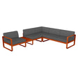 Fermob Bellevie Composition 3A Orange confite E2 Gris flanelle 79 