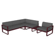Fermob Bellevie Composition 3B Cerise noire B9 Gris flanelle 79 