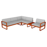 Fermob Bellevie Composition 3B Orange confite E2 Blanc grisé 81 