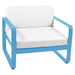 Fermob Bellevie Fauteuil Bleu maya E1 Blanc grisé 81 
