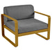 Fermob Bellevie Fauteuil Pain d'épices D2 Gris graphite A3 