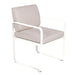 Fermob Bellevie Fauteuil Repas Perle Blanc coton 01 