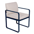 Fermob Bellevie Fauteuil Repas Perle Bleu abysse 92 