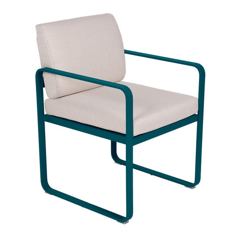 Fermob Bellevie Fauteuil Repas Perle Bleu acapulco 21 