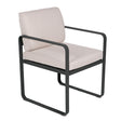 Fermob Bellevie Fauteuil Repas Perle Carbone 47 