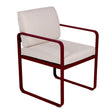 Fermob Bellevie Fauteuil Repas Perle Cerise noire B9 