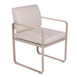 Fermob Bellevie Fauteuil Repas Perle Muscade 14 