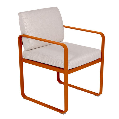 Fermob Bellevie Fauteuil Repas Perle Orange confite E2 