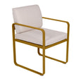 Fermob Bellevie Fauteuil Repas Perle Pain d'épices D2 