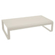 Fermob Bellevie Grande Table basse 138 x 80cm Gris argile A5 