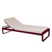Fermob Bellevie Lit de soleil Perle Cerise noire B9 