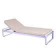 Fermob Bellevie Lit de soleil Perle Guimauve D1 