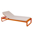 Fermob Bellevie Lit de soleil Perle Orange confite E2 