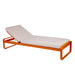 Fermob Bellevie Lit de soleil Perle Orange confite E2 