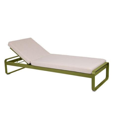 Fermob Bellevie Lit de soleil Perle Pesto D3 