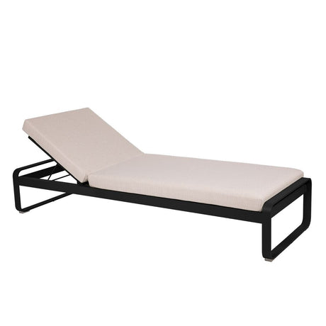 Fermob Bellevie Lit de soleil Perle Réglisse 42 