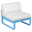 Fermob Bellevie Module central 1 place Bleu maya E1 Blanc grisé 81 