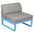 Fermob Bellevie Module central 1 place Bleu maya E1 Taupe grisé B8 