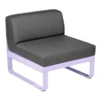 Fermob Bellevie Module central 1 place Guimauve D1 Gris graphite A3 