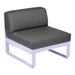 Fermob Bellevie Module central 1 place Guimauve D1 Gris graphite A3 
