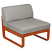 Fermob Bellevie Module central 1 place Orange confite E2 Taupe grisé B8 