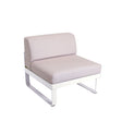Fermob Bellevie Module central 1 place Perle Blanc coton 01 