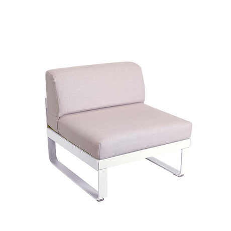 Fermob Bellevie Module central 1 place Perle Blanc coton 01 