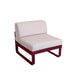 Fermob Bellevie Module central 1 place Perle Cerise noire B9 