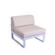 Fermob Bellevie Module central 1 place Perle Guimauve D1 