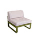 Fermob Bellevie Module central 1 place Perle Pesto D3 