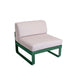 Fermob Bellevie Module central 1 place Perle Vert cèdre 02 