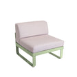 Fermob Bellevie Module central 1 place Perle Vert tilleul 65 